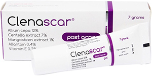 รูปภาพของ  Clenascar Post Acne Gel 7g. (สีม่วง) คลีนาสการ์ โพสท์ แอคเน่